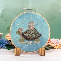 Turtle Tidings Cross Stitch Pattern
