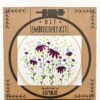 Coneflower Magic Hand Embroidery Kit -Olympus Handmade Store cozyblue hand embroidery kit coneflower magic 1