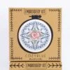Compass Rose Hand Embroidery Kit -Olympus Handmade Store cozybluekitcoverphotoscompassrose 01 2