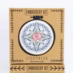 Compass Rose Hand Embroidery Kit