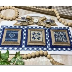 Sewing Spool Trio Cross Stitch Pattern