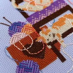 Crafty Cats Cross Stitch Pattern -Olympus Handmade Store craftycats 1080