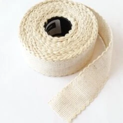 Scallop Edged Natural Aida Stitching Band - 1-3/16 Inch