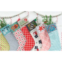 Cross Stitch Christmas Countdown - 24 Mini Stockings -Olympus Handmade Store cross stitch christmas countdown mini stockings 03