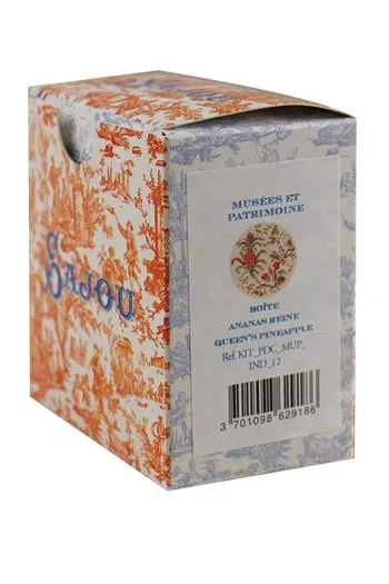 Round Box Cross Stitch Kit - Marie Antoinette's Pineapple 6 Round Box Cross Stitch Kit - Marie Antoinette's Pineapple - Image 4