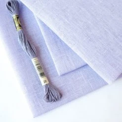Peaceful Purple Linen Cross Stitch Fabric -Olympus Handmade Store cross stitch linen peaceful purple 28 count 3
