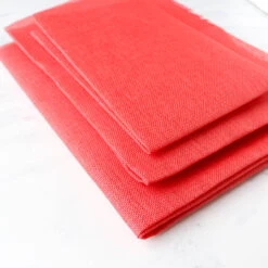 Riviera Coral Linen Cross Stitch Fabric -Olympus Handmade Store cross stitch linen riviera oral 28 count 2