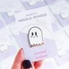 Kawaii Ghost Magnetic Needle Minder 2 Kawaii Ghost Magnetic Needle Minder -Olympus Handmade Store cute ghost needle minder 04