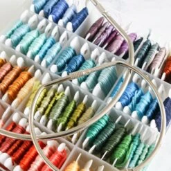 Large Screw Lock Ring For Floss Storage -Olympus Handmade Store d ring floss organizer 05