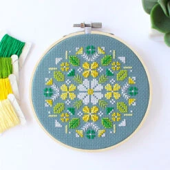Alpine Flowers Cross Stitch Kit