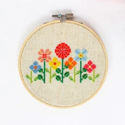 Flower Garden Cross Stitch Kit