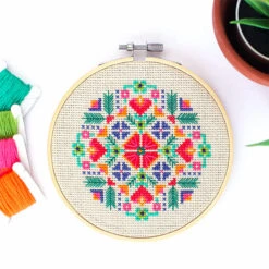 Scandinavian Meadow Cross Stitch Kit