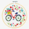 DMC Cross Stitch Kit - Bicycle -Olympus Handmade Store dmc cross stitch kit bicycle 01
