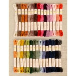 Eco Vita Naturally Dyed Wool Embroidery Thread - Starter Set