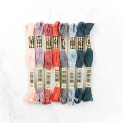 DMC Embroidery Floss Color Palette - Cozy Cuppa