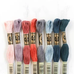 DMC Embroidery Floss Color Palette - Cozy Cuppa -Olympus Handmade Store dmc embroidery floss color palette pack cozy cuppa 3