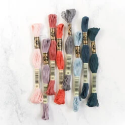 DMC Embroidery Floss Color Palette - Cozy Cuppa -Olympus Handmade Store dmc embroidery floss color palette pack cozy cuppa 4