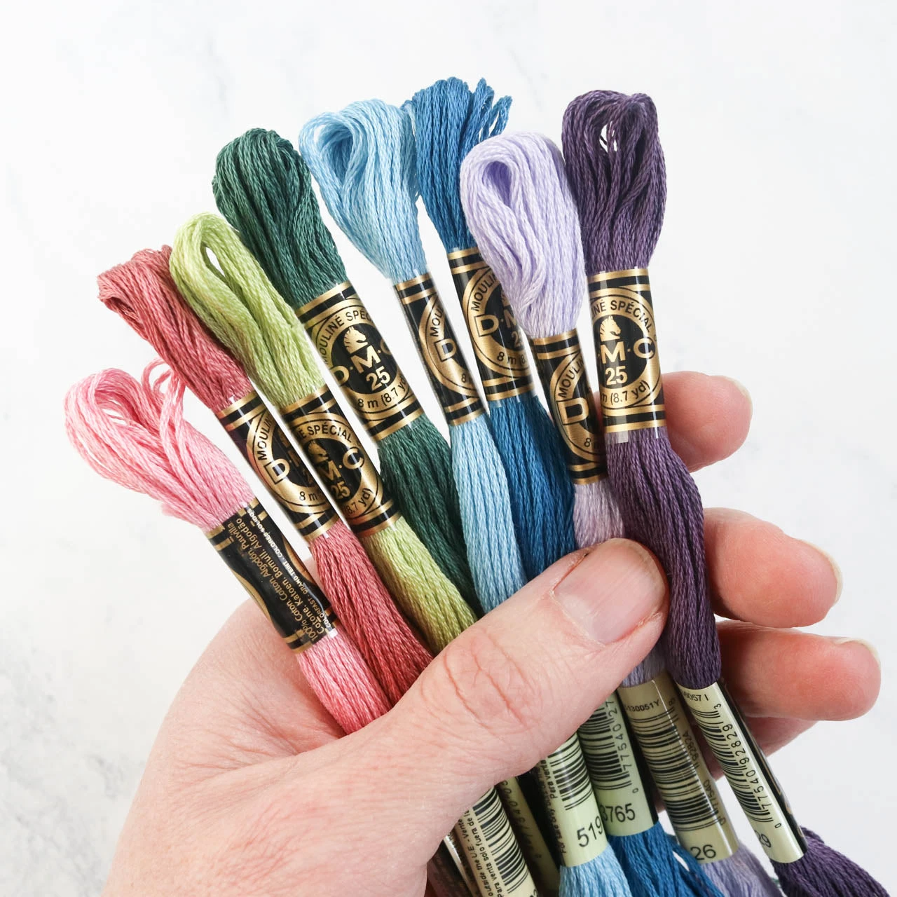 DMC Embroidery Floss Color Palette - Moody Succulent 7 DMC Embroidery Floss Color Palette - Moody Succulent - Image 5