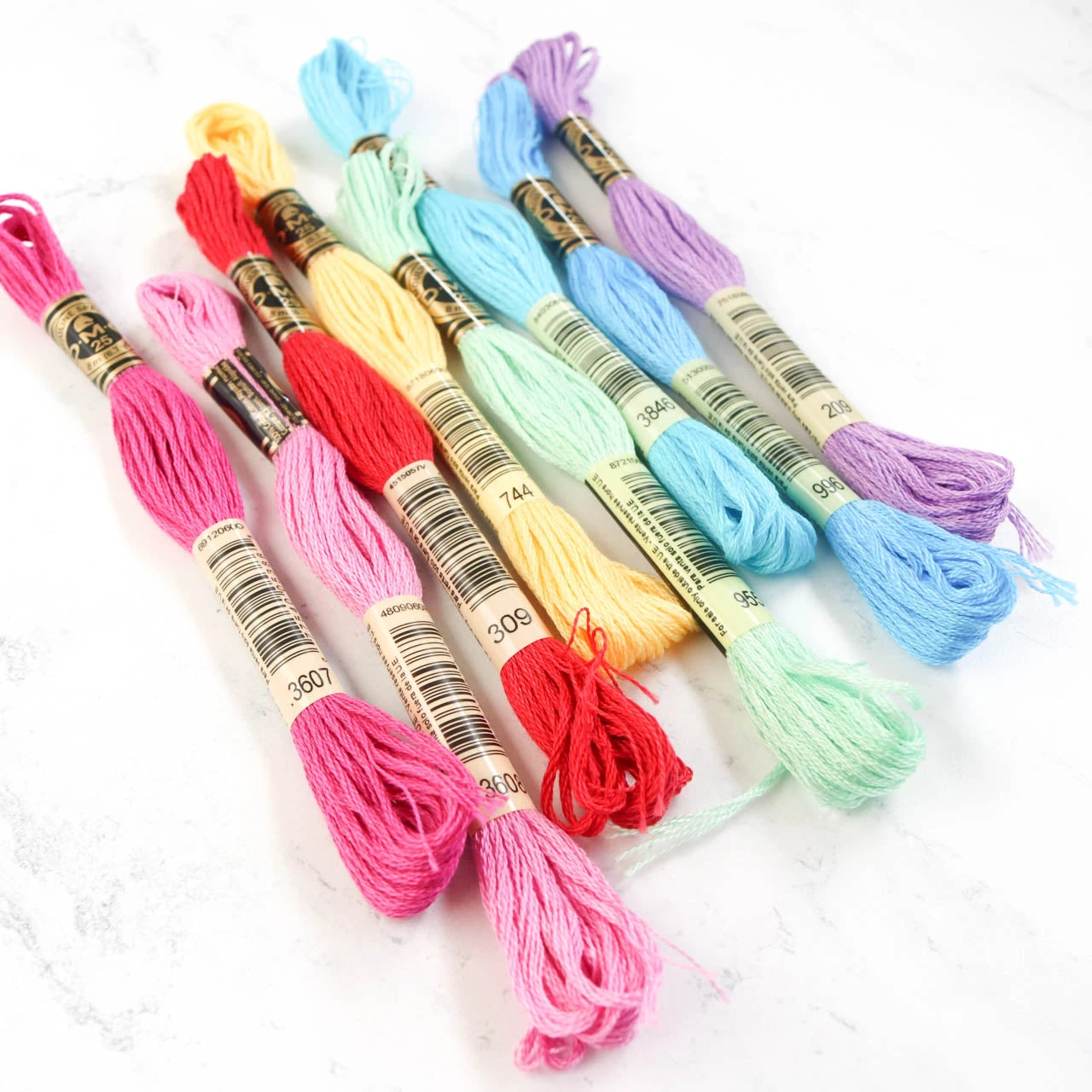 DMC Embroidery Floss Color Palette - Sprinkles 6 DMC Embroidery Floss Color Palette - Sprinkles - Image 4