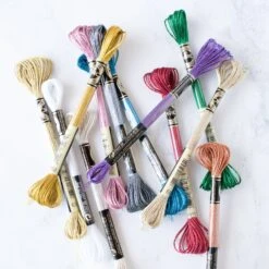 DMC Light Effects Metallic Embroidery Floss -Olympus Handmade Store dmc light effects metallic embroidery floss 1