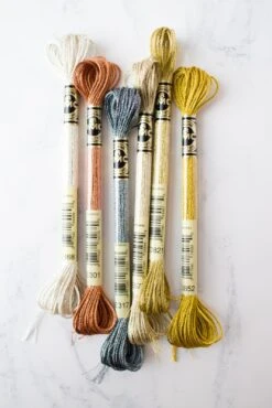 DMC Light Effects Metallic Embroidery Floss - Precious Metals Pack -Olympus Handmade Store dmc light effects metallic precious metal pack 3