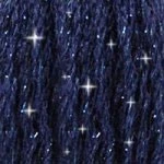 DMC C823 Mouliné Étoile Shimmer Embroidery Floss - Dark Navy Blue 5 DMC C823 Mouliné Étoile Shimmer Embroidery Floss - Dark Navy Blue - Image 3