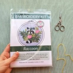 Raccoon Hand Embroidery Kit -Olympus Handmade Store download 13