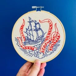 Kraken And Ship Hand Embroidery Kit -Olympus Handmade Store download 15 2baa5802 5479 417c ae5e 613c12b993f6