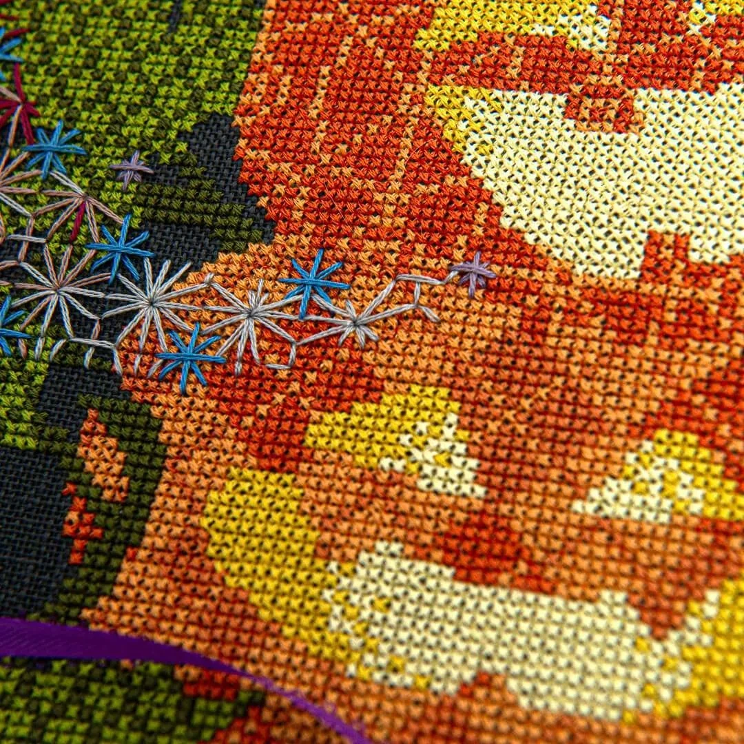 Spook-tacular Party Cross Stitch Pattern 6 Spook-tacular Party Cross Stitch Pattern - Image 4