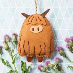 Felt Craft Mini Kit - Highland Cow