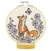 Fox In Phlox Hand Embroidery Kit 1 Fox In Phlox Hand Embroidery Kit -Olympus Handmade Store download 24