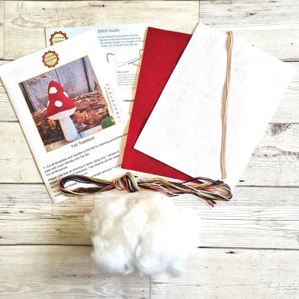 Felt Craft Mini Kit - Toadstool 4 Felt Craft Mini Kit - Toadstool - Image 2