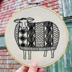 Sweater Weather Hand Embroidery Kit -Olympus Handmade Store download 30