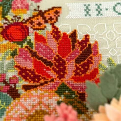 Modern Botanical Wedding Sampler Cross Stitch Pattern -Olympus Handmade Store download 39