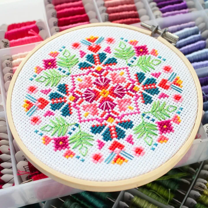 Midnight Marigold Cross Stitch Kit 4 Midnight Marigold Cross Stitch Kit - Image 2