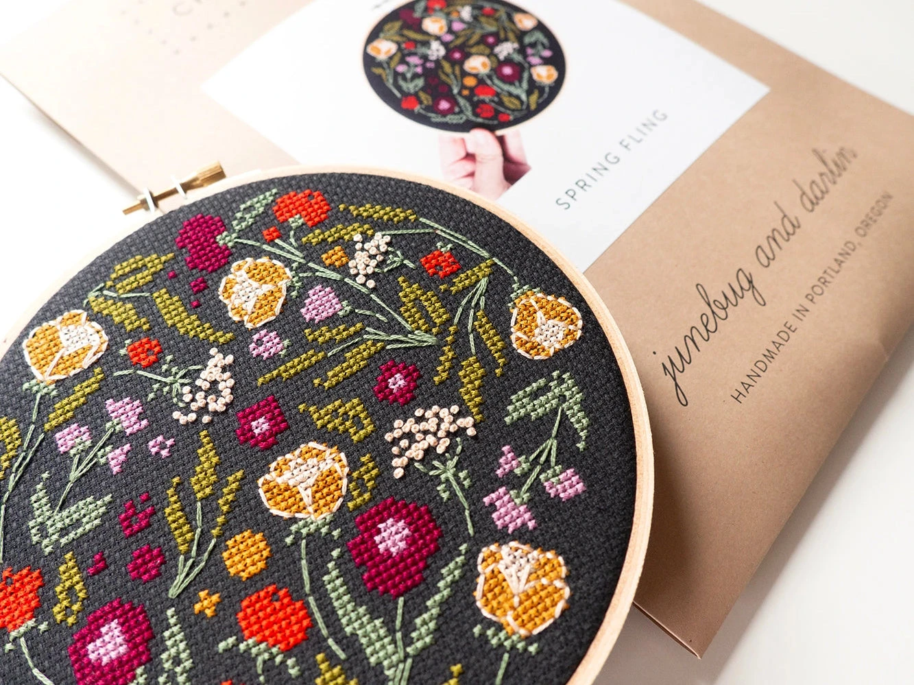 Spring Fling Cross Stitch Kit 6 Spring Fling Cross Stitch Kit - Image 4