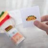 Kawaii Taco Mini Cross Stitch Kit In A Matchbox