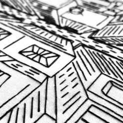 New York City Hand Embroidery Kit - Bird's Eye View -Olympus Handmade Store embroidery sage kit nyc birds eye 01