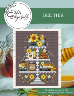 Bee Tier Cross Stitch Pattern 6 Bee Tier Cross Stitch Pattern -Olympus Handmade Store erin elizabeth bee tier 01