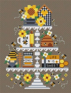 Bee Tier Cross Stitch Pattern 7 Bee Tier Cross Stitch Pattern -Olympus Handmade Store erin elizabeth bee tier 03