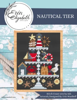Nautical Tier Cross Stitch Pattern 6 Nautical Tier Cross Stitch Pattern -Olympus Handmade Store erin elizabeth nautical tier 01