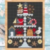 Nautical Tier Cross Stitch Pattern 2 Nautical Tier Cross Stitch Pattern -Olympus Handmade Store erin elizabeth nautical tier 02
