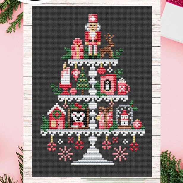 Winter Tier Cross Stitch Pattern 3 Winter Tier Cross Stitch Pattern