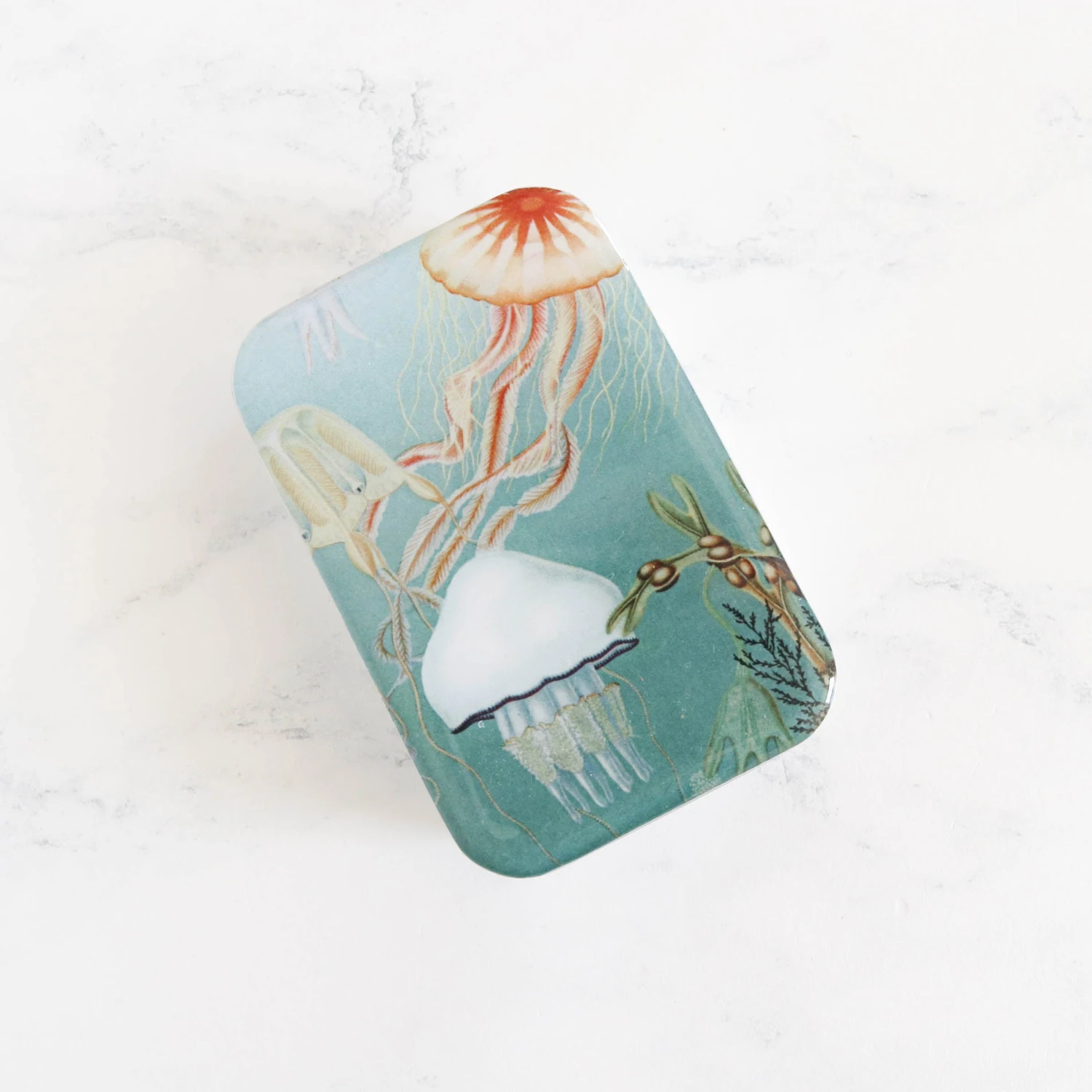 Vintage-Inspired Storage And Notions Tins - Jellyfish 4 Vintage-Inspired Storage And Notions Tins - Jellyfish - Image 2