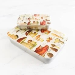 Vintage-Inspired Storage And Notions Tins - Mushrooms -Olympus Handmade Store firefly notes notions tins 21