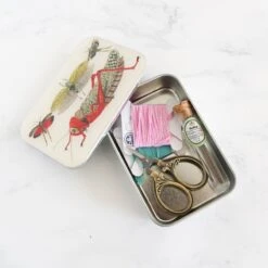 Vintage-Inspired Storage And Notions Tins - Cricket -Olympus Handmade Store firefly notes notions tins 40
