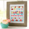 Singing In The Rain Cross Stitch Pattern -Olympus Handmade Store flamingo toes cross stitch pattern singing in the rain 01