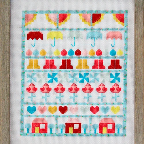 Singing In The Rain Cross Stitch Pattern 4 Singing In The Rain Cross Stitch Pattern - Image 2