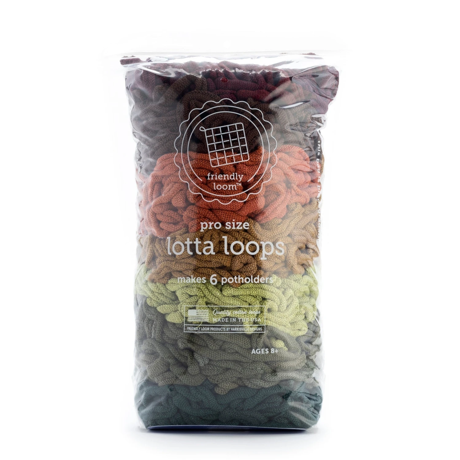 Premium Cotton Loops For Potholder Looms - Lotta Loop Packs (PRO Size) - CLOSEOUT 5 Premium Cotton Loops For Potholder Looms - Lotta Loop Packs (PRO Size) - CLOSEOUT - Image 3