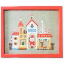 Santa's House Cross Stitch Pattern